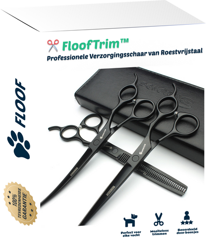 FloofTrim™ — Professionele Verzorgingsschaar van Roestvrijstaal